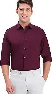 Men's Cotton Solid Slim Fit Shirt