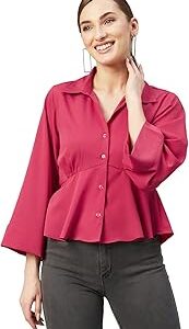 Women's Solid Regular Fit Blouse