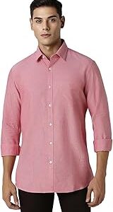 Men's 100% Cotton Solid Regular Fit Casual Shirt
