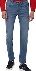 Men's Regular Fit Mid Rise Jeans