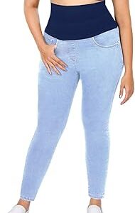 Women Stretchable High Waist Regular Fit Shapewear Denim Jeans