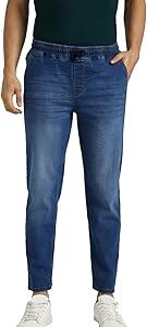Men's Regular Fit Mid Rise Jeans