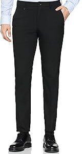 Van Hesuen Men's Slim Fit Premium Formal Trousers | Superior Comfort | Auto-Flex Waist Band | Soft Touch