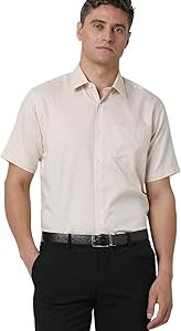 Men's Cotton Solid Regular Fit Shirt