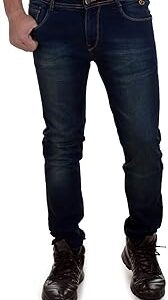 Men's Slim Fit Stretchable 32 Size Green Cotton Denim Jeans Pant for Men, JJ3-19
