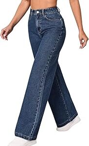 High Rise Stretchable Cotton Denim Lycra Jeans | Feminine Straight Fit Design with Ankle-Length Cut||Jeans||