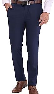 Men's Slim Fit Mid Rise Trouser