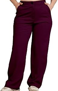 Women's Trousers Plus Size Curvy Stretchable Cargo and Regular Cotton Pants for Daily Use