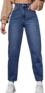 Women's Tapered Fit High Rise Jeans