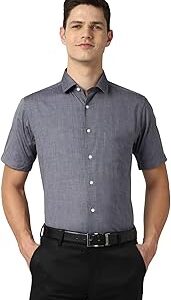Men's Cotton Solid Regular Fit Shirt