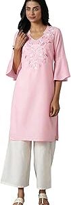 Women Cotton Blends Kurta & Palazzo