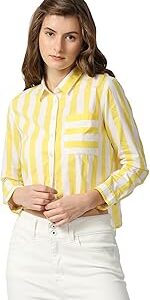 Women's Striped Regular Fit Shirt