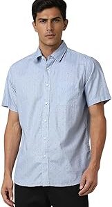 Casual Printed Shirt for Men| Premium Cotton| Half Sleeves| Slim Fit |Breathable Fabric