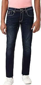 Men's Slim Fit Mid Rise Jeans