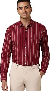 Men's Cotton Striped Regular Fit Shirt