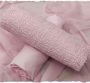 zeus exclusive dress material for grogeous women. (m pink)