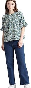 Women's Cotton Floral Regular Fit T-Shirt