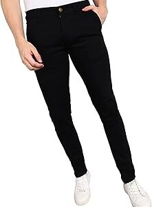Men's Slim Fit Washed Jeans Stretchable