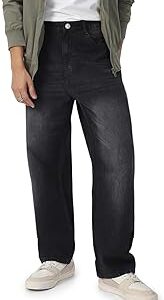 Men's Loose Mid Rise Jeans