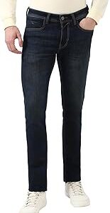 Men Light Wash Wash Slim Tapered Jeans