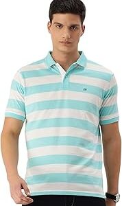 Men's Striped Regular Fit Polo Shirt