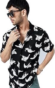 Men's Cartoon Regular Fit Shirt