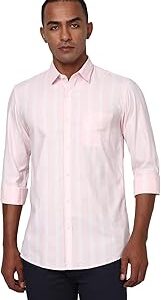 Men's Cotton Striped Slim Fit Shirt