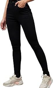 Women's Slim Fit Regular Length High Rise Denim Jeans