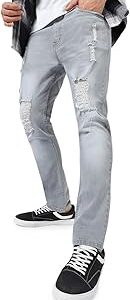 Men's Slim Fit Mid Rise Jeans