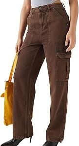 Women's 100% Cotton Solid Straight Fit Jeans|Straight Fit Jeans ? Regular Fit | Classic Denim Pants | Everyday Casual