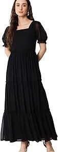 Designer Georgette Solid Gown for Women 761