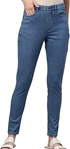 Women Mid Rise Premium Stretch Jeggings