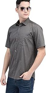 Casual Shirt for Men Stylish Half Sleeve Cotton