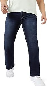 Men's Washed Bootcut Jeans Stretchable