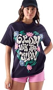 Grow with The Flow Women Oversized T-Shirts