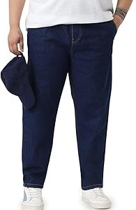 Men's Regular Fit Washed Jogger Jeans Stretchable