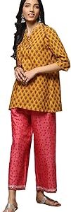 Women Red Liva Relaxed Palazzo