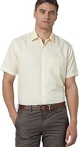 Men's Cotton Solid Regular Fit Shirt