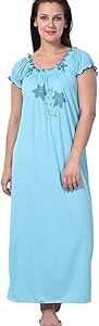 Women's Cotton Floral Maxi Nighty