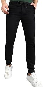 Men's Mid Rise Slim Fit Stretch Jogger Jeans
