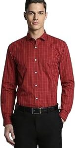 Men's Cotton Solid Slim Fit Shirt