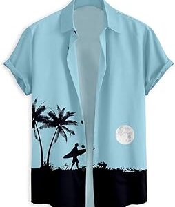 Men Latest Goa Striped Printed Stylish Latest Look Half Sleeve Lycra Slim Fit Cut Away Collar Casual Shirt