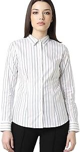 Women's Cotton Striped Regular Fit Shirt