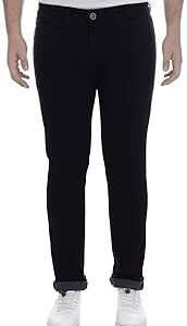 Men's Regular Fit Stylish Stretchable 30 Size Black Casusal Denim Jeans Pant for Men, JJ3-9