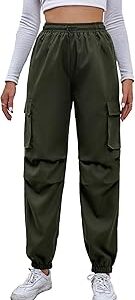 Women's Relaxed Fit Cargo Joggers Pant (5157)