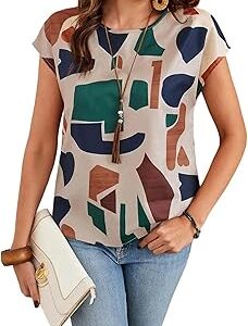 Regular Fit Tops For Women|Stylish, Short Sleeves, And Breathable Fabric|Perfect For Casual, Office, And Everyday Outfits