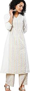 Women's Cotton Kurta With Pant Set