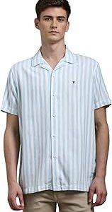 Men's Cotton Striped Slim Fit Shirt
