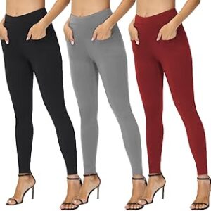 Women Pocket Jegging Combo of 3 Pack (28 to 36 Inch)