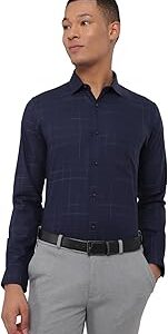 Men's Cotton Solid Slim Fit Shirt